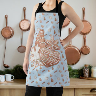 Blue Christmas Cookie Exchange Voting Apron