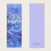 Blue Christmas Fairy Bookmark (Front & Back)