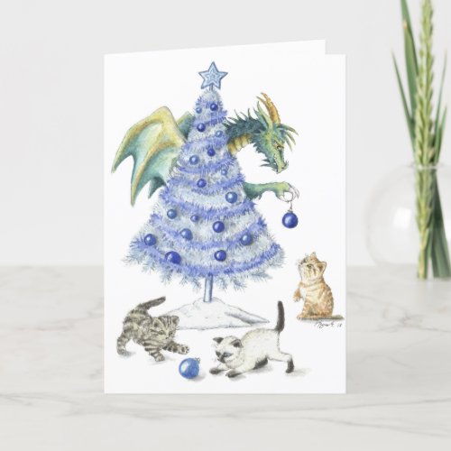 Blue Christmas _ Greeting card