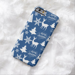 Blue Christmas Holiday iPhone 6 Case