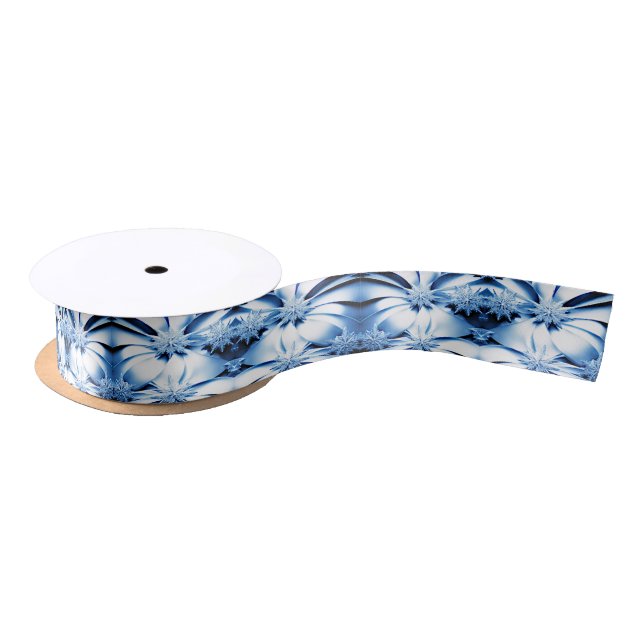 Blue Christmas Holiday Ribbon (Spool)