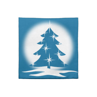 Blue Christmas Napkins Personalized Blue Holiday