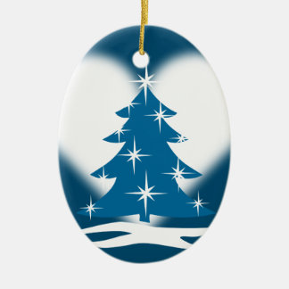 Blue Christmas Ornament Personalized Winter Decor