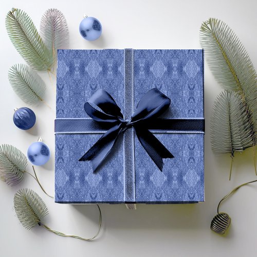 Blue Christmas Pattern32 ID1009 Wrapping Paper