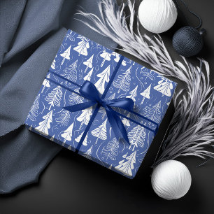 Blue Christmas Pattern#6 ID1009 Wrapping Paper