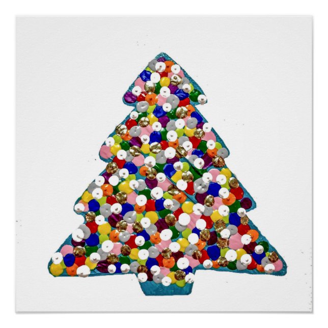 Blue Christmas Perfect Poster (Front)