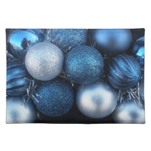 Blue Christmas Placemat