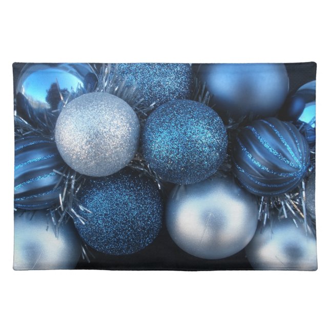 Blue Christmas Placemat (Front)