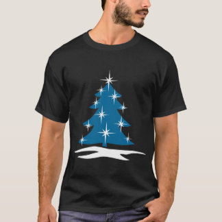 Blue Christmas Tree T-shirt Unisex Holiday Top