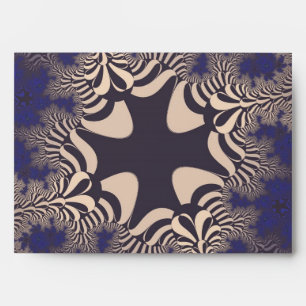 Blue Chrome Cross Envelope