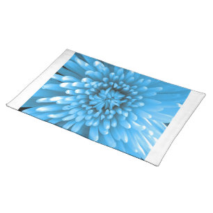 Blue Chrysanthemum Cloth Placemat