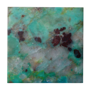 Blue Chrysocolla Jasper Ceramic Tile