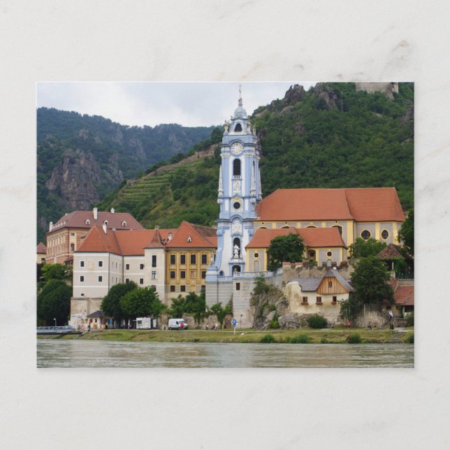 Blue Church in Dürnstein Postcard (Front)