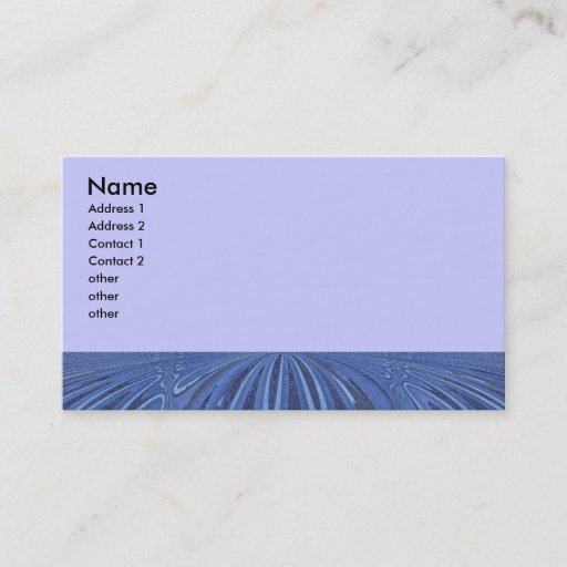 Customizable blue circle abstract business card