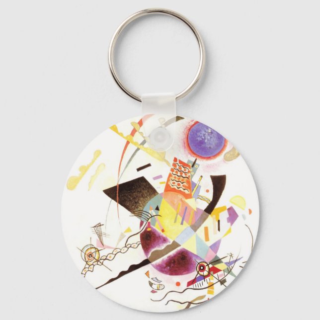 Blue Circle Keychain (Front)