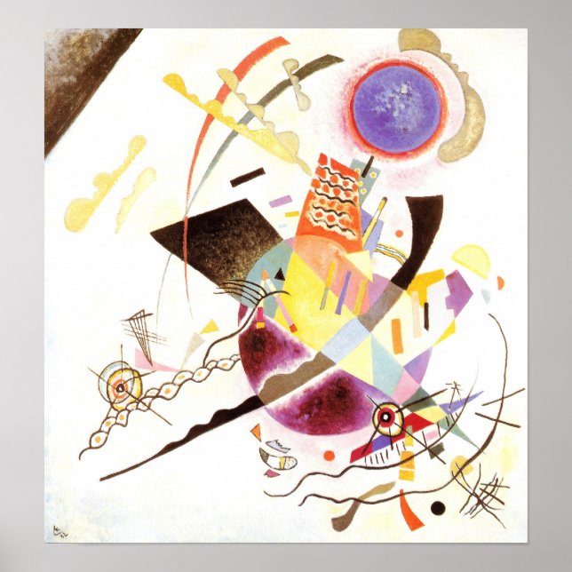 Blue Circle Poster (Front)