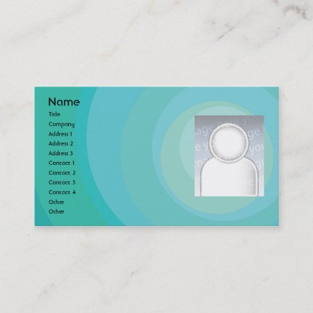 Blue Circle Shades - Business Business Card