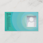 Blue Circle Shades - Business Business Card at Zazzle