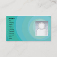 Blue Circle Shades - Business Business Card at Zazzle