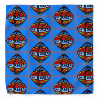 Blue Circle Welcome Bandana