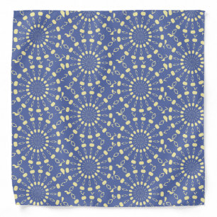 Blue Circle Welcome Bandana