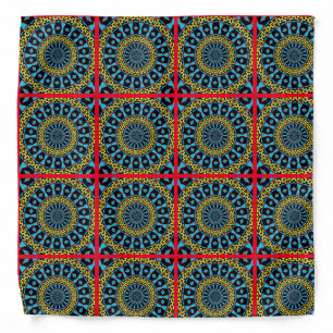 Blue Circle Welcome Bandana