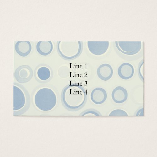 Blue Circles Business Card