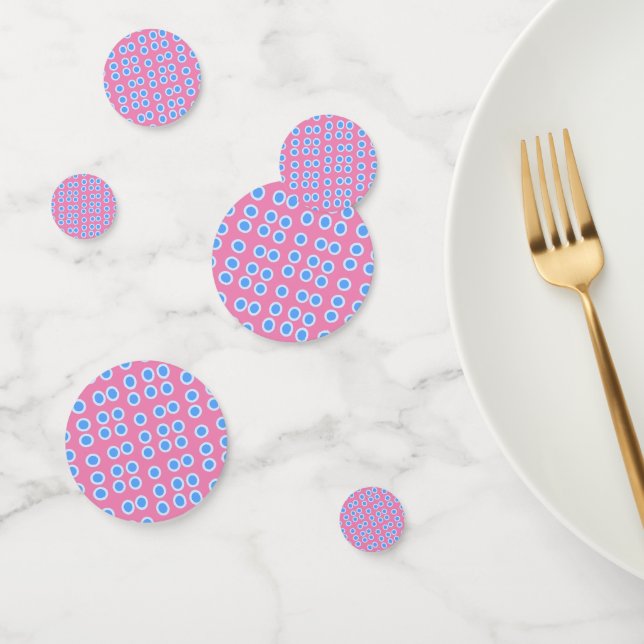 Blue circles confetti (Group)