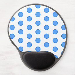 Blue Circles Gel Mouse Pad