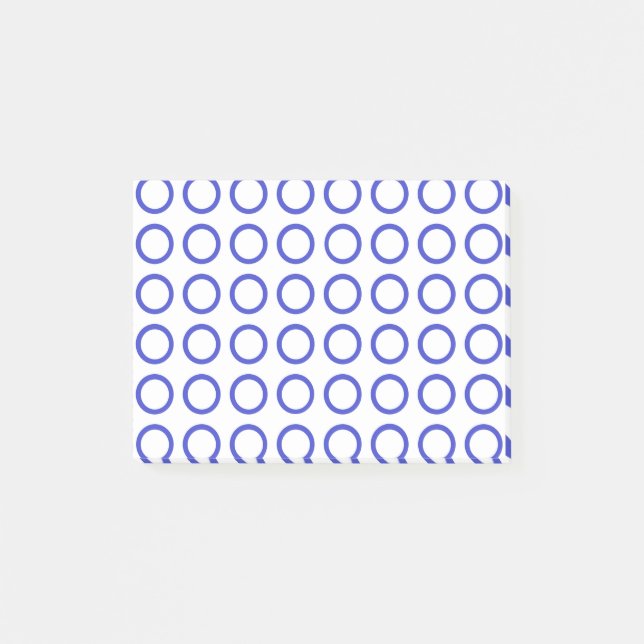 Blue Circles Post-it Notes (Front)