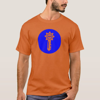 Blue Circular API Key Icon T-Shirt