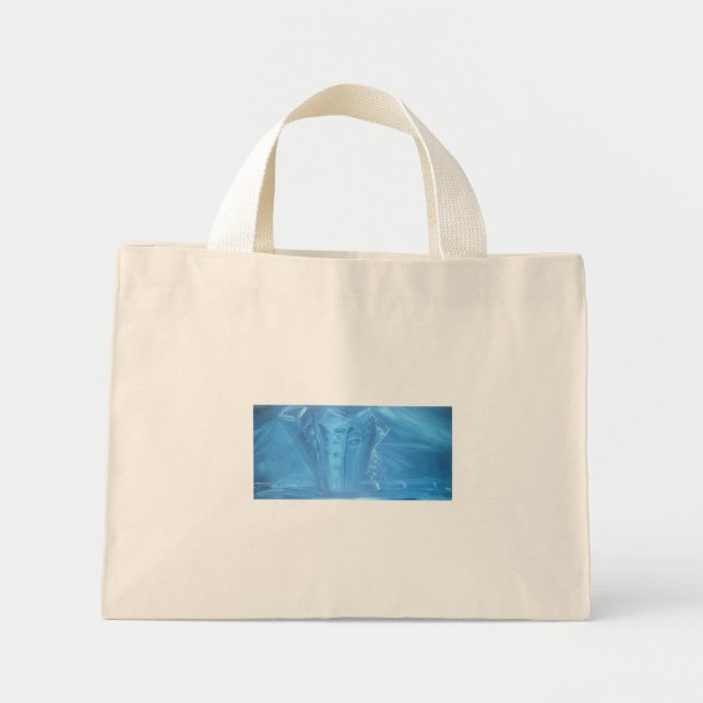 Blue City Crew Mini Tote Bag (Front)