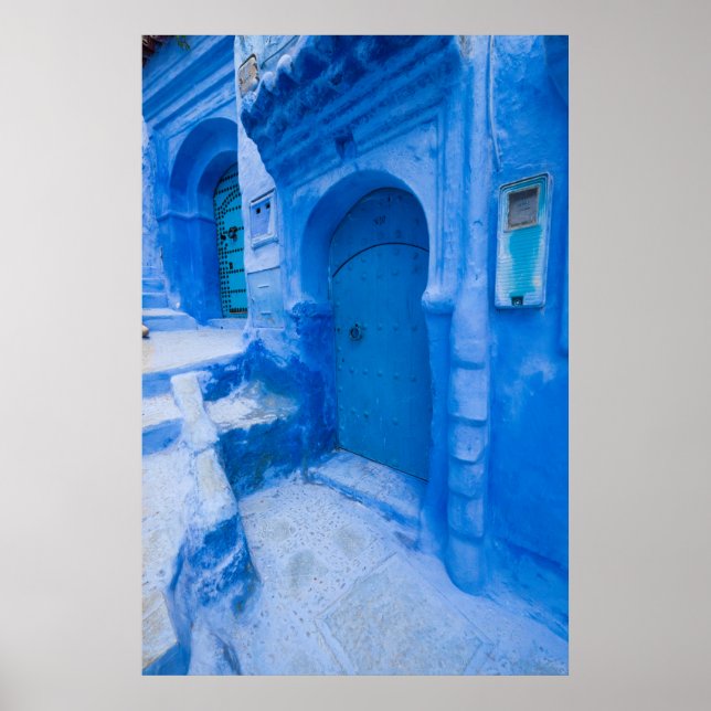 Blue City Door Poster (Front)