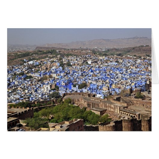 Blue City viewed from Mehrangarh Fort / Jodhpur, (Front Horizontal)