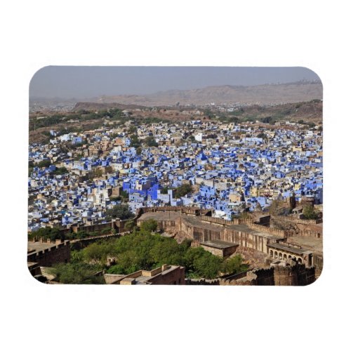 Blue City viewed from Mehrangarh Fort  Jodhpur Magnet