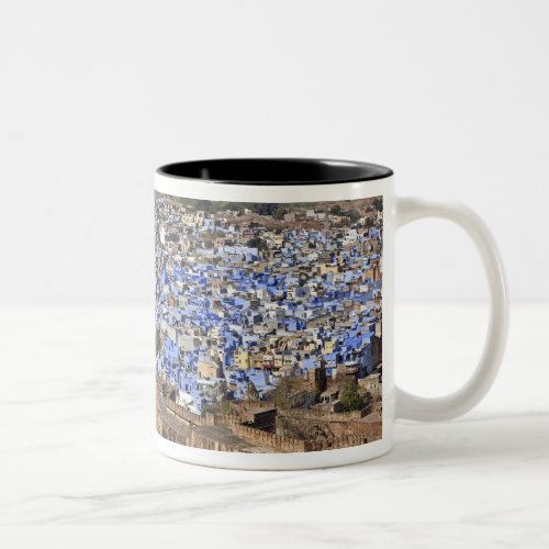 Blue City viewed from Mehrangarh Fort  Jodhpur Two_Tone Coffee Mug