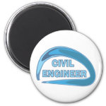 Blue Civil Engineer Button