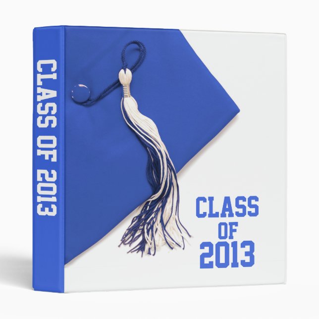 Blue Class of 2013 Graduation 1" Photo Album Binder (Front/Spine)