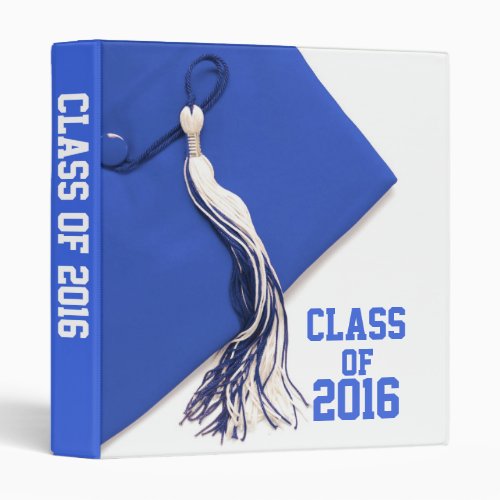 Blue Class of 2016 Graduation 1 Photo Album Binder