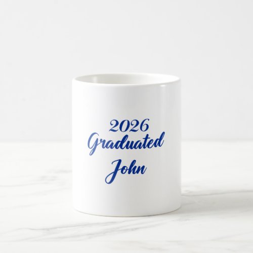 Blue Class of 2026 graduation | 2026 graduate John Coffee Mug