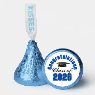 Blue Class of 2026 Graduation Party Hershey®'s Kisses®