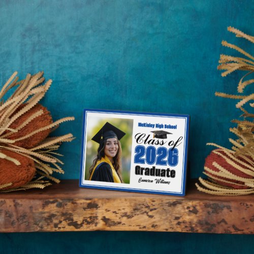 Blue Class of 2026 Graduation Photo