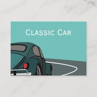 Blue Classic Car
