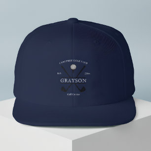 Blue Classic Cross Club Name Hat