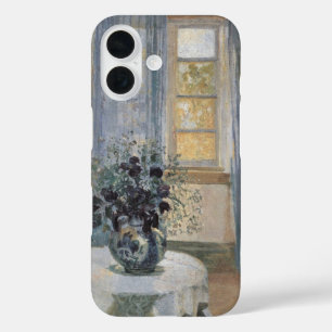 Blue Clematis in the Artist's Studio, Anna Ancher iPhone 16 Case