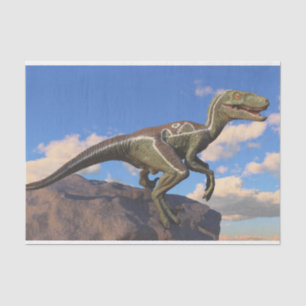 Blue Clever Girl Velociraptor dinosaur Tissue Paper