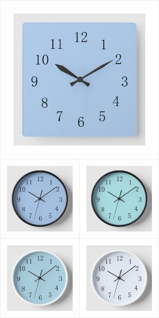 Blue Clocks Collection