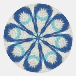 Blue Cloth Mandala Sticker