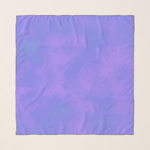 Blue Cloud Effect Chiffon Scarf