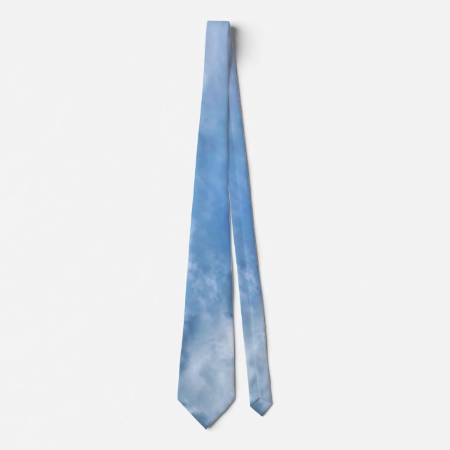 Blue Clouds Neck Tie (Front)